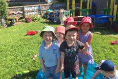 Paddling pool time in the Ridgeway Playgroup garden